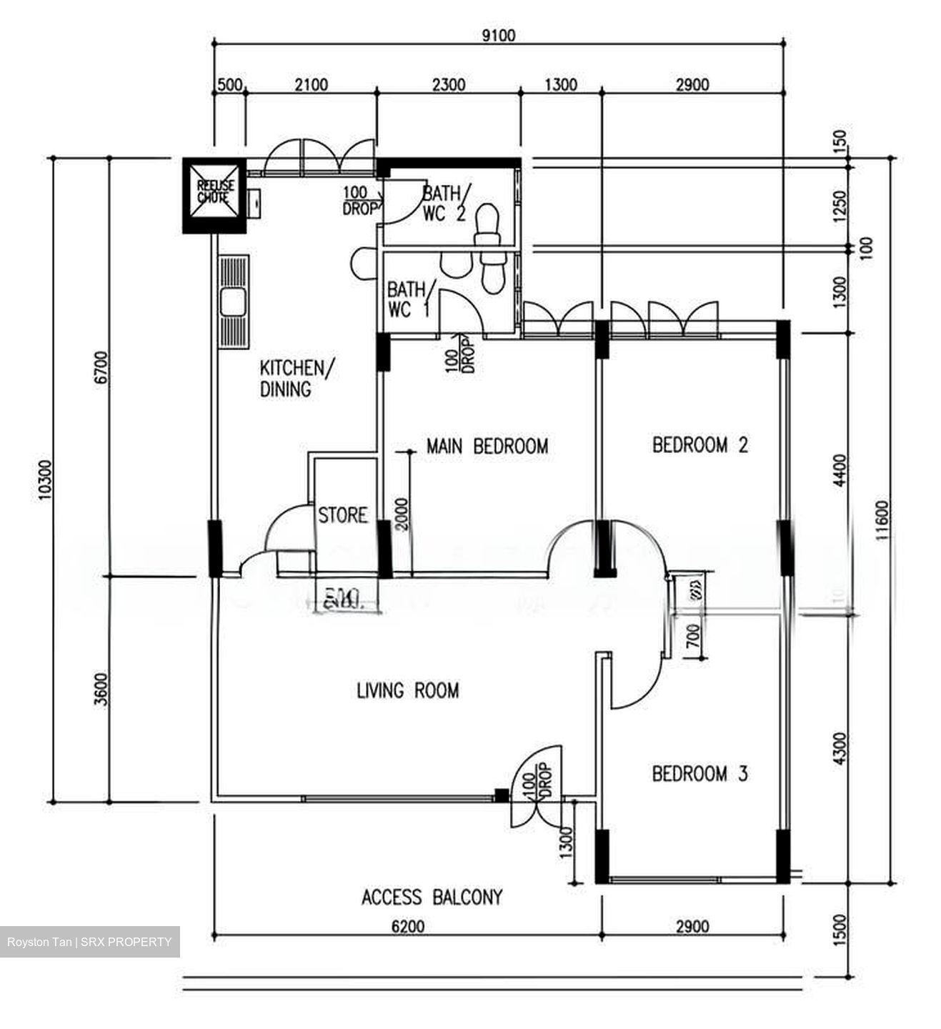 Blk 315 Bukit Batok Street 32 (Bukit Batok), HDB 4 Rooms #539188851